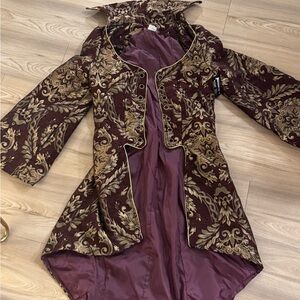Brocade Costume Pirate Jacket